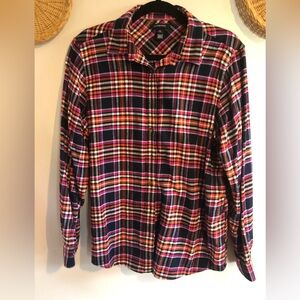 NWOT Lands End Plaid Shirt